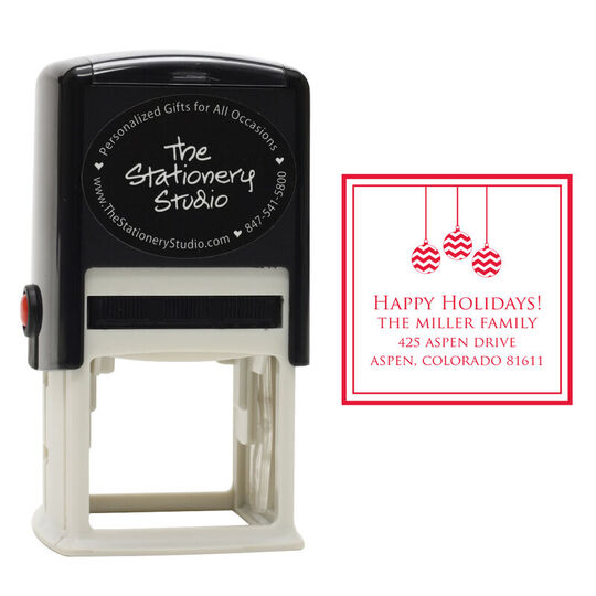 Hanging Ornaments Self-Inking Stamper